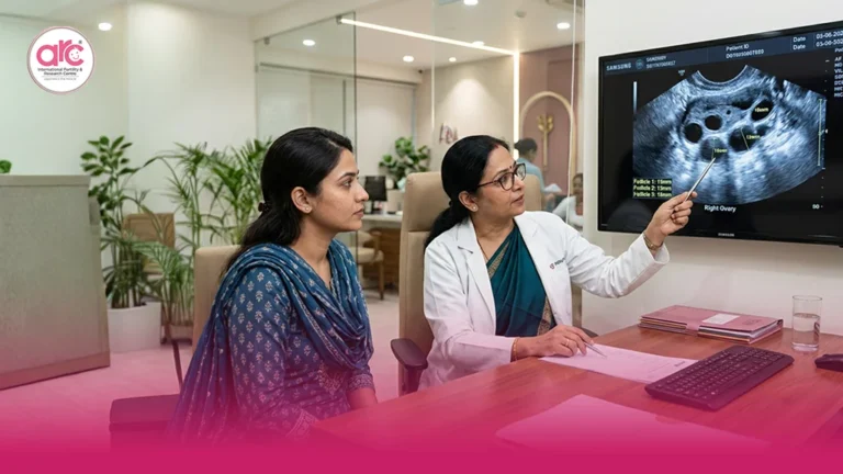 ovary size and fertility ultrasound report